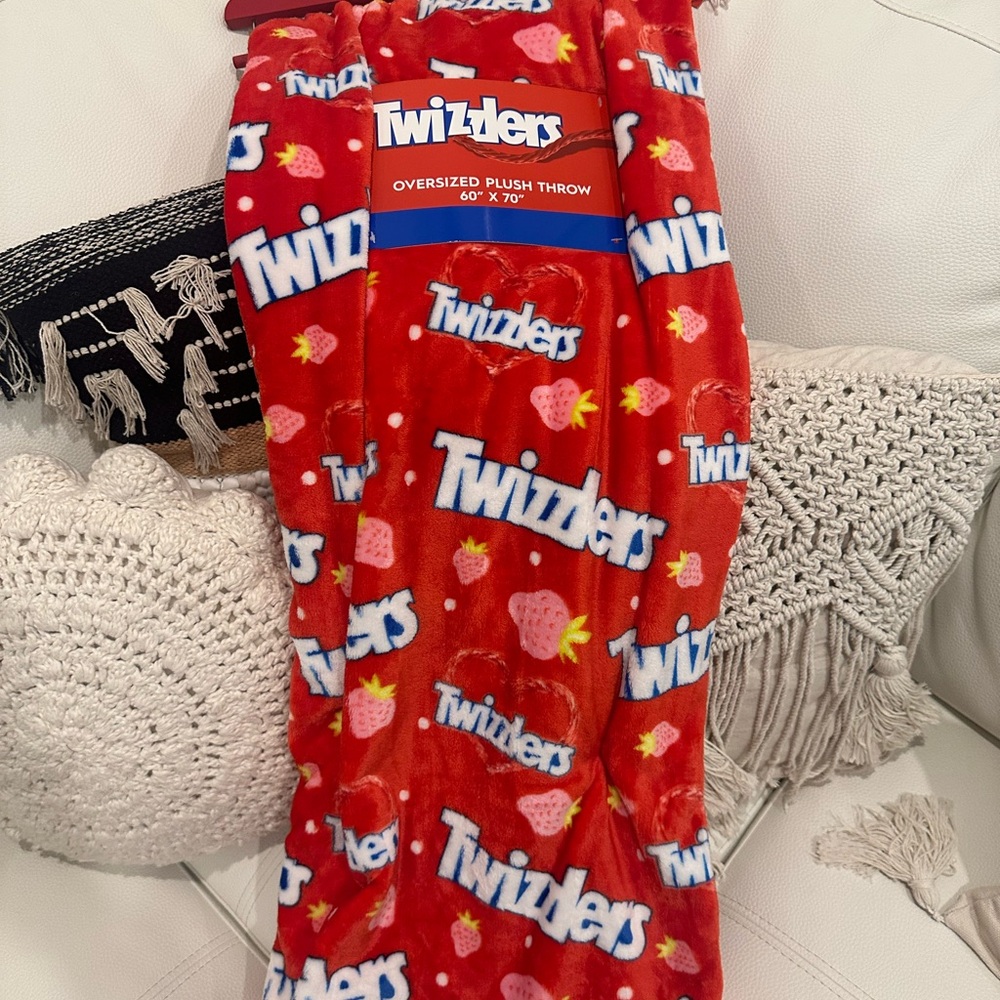 Twizzlers Oversized Plush Throw Blanket
